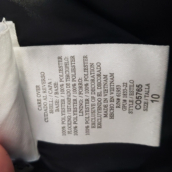 Girl' Elegant Green and Black Holiday Party Dress Size 10 Tulle Petticoat - Picture 13 of 16